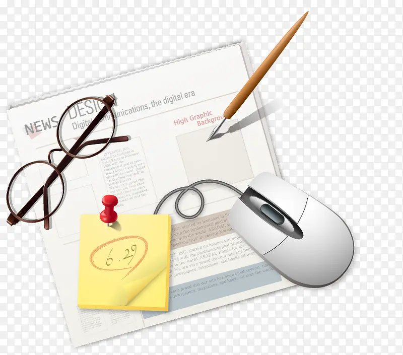 ����۾���ֽ��ҵPNGʸ���ز�-������