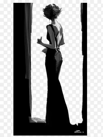 �ڰײ廭��Ů-������