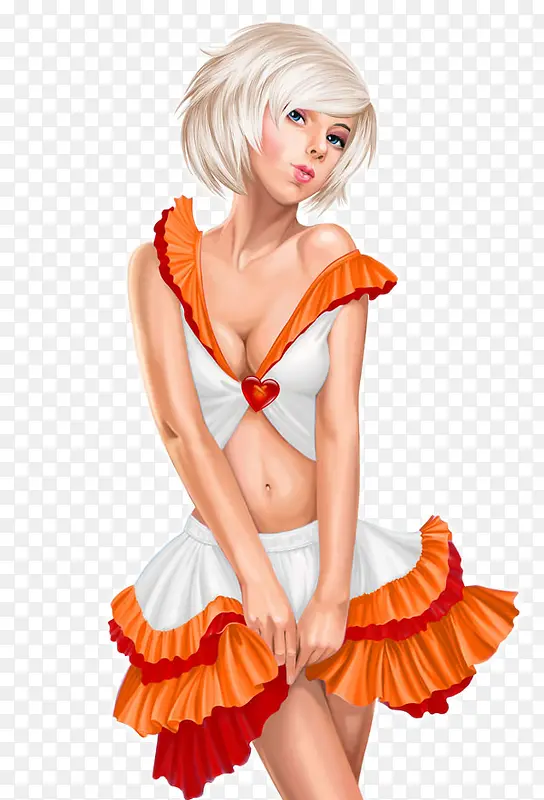 �ֻ���Ů�廭-������