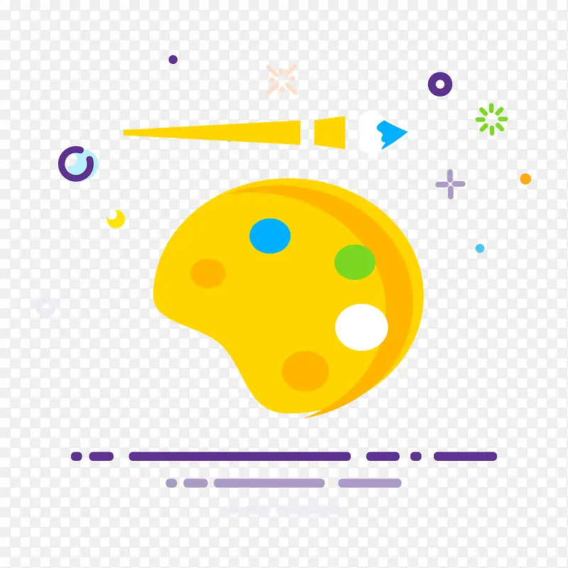 ��ɫ��ƽ���滭ѧϰͼ��-������