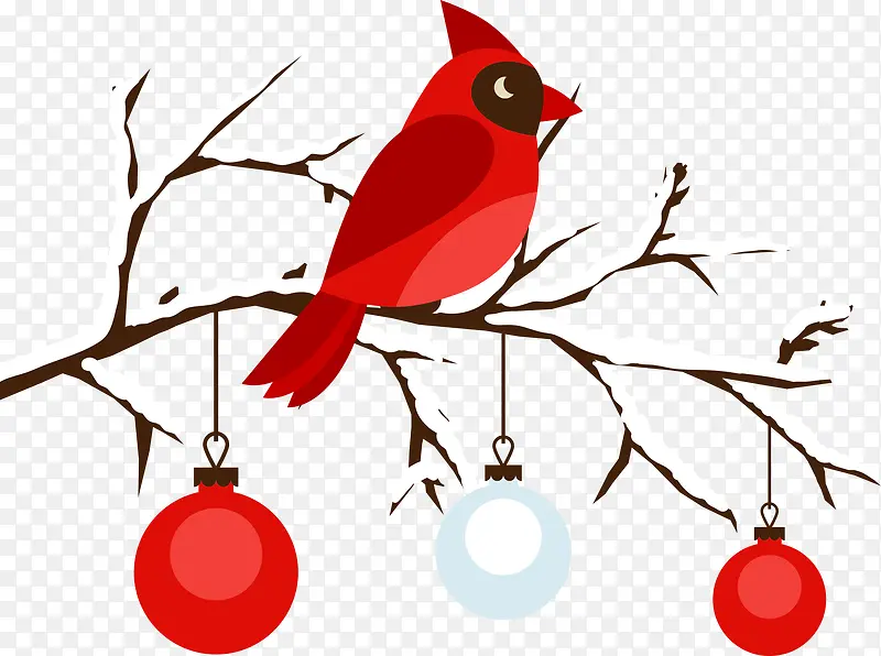 ��֦�ϵĺ�ɫС��-������