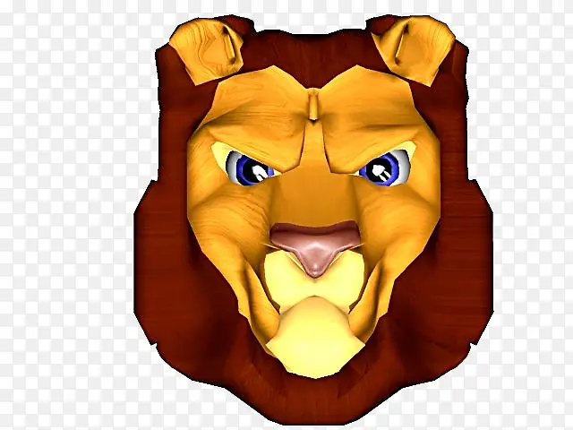 �ɰ���ͨʨ��ͷ�ز�����PNG-������