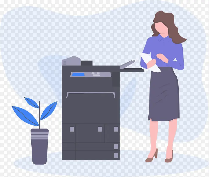 ����ʱ�а칫Ů�Ӳ廭װ��-������