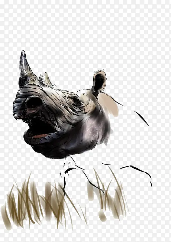 ��ԼˮīϬţ�廭-������