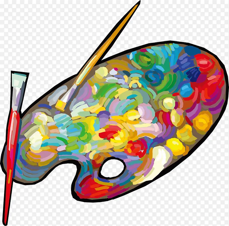 �ֻ��ɫ�廭�ʻ滭-������