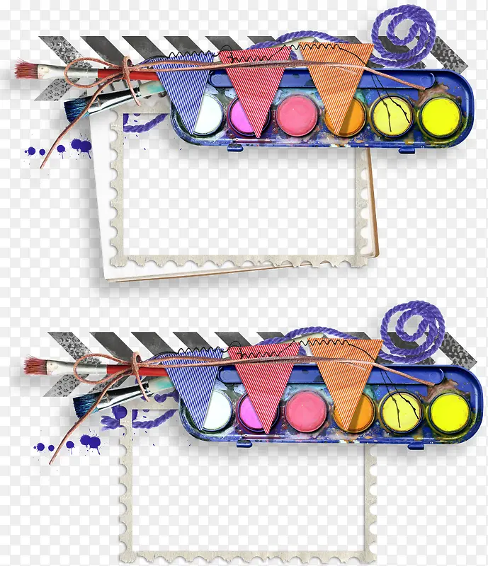 ��ɫ�̱߿�-������