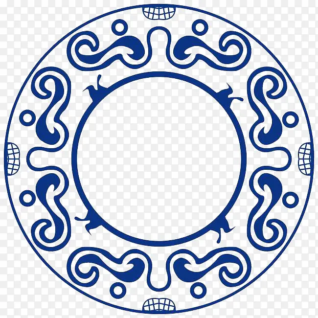 ��ɫ�໨��Բ�α߿�-������