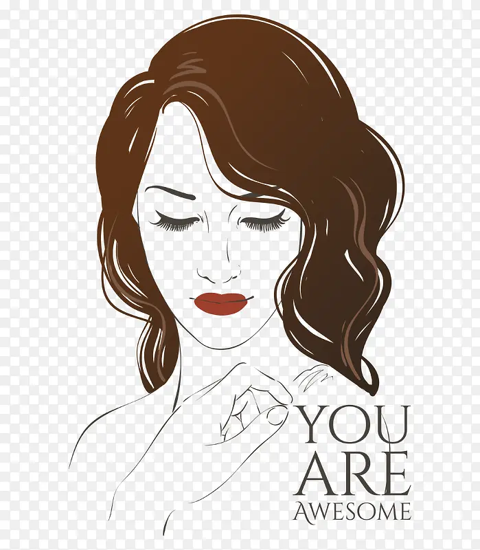 ����Ů��ͷ���ز�ʸ��-������