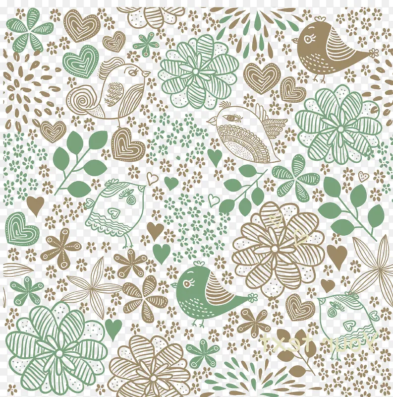 С������ɫװ�β廭�زĿ�ʸ��-������