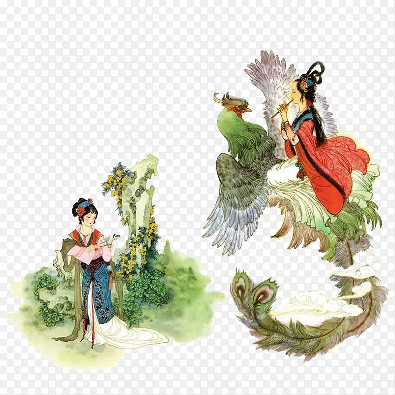 �ŵ���Ů�廭�ز�-������