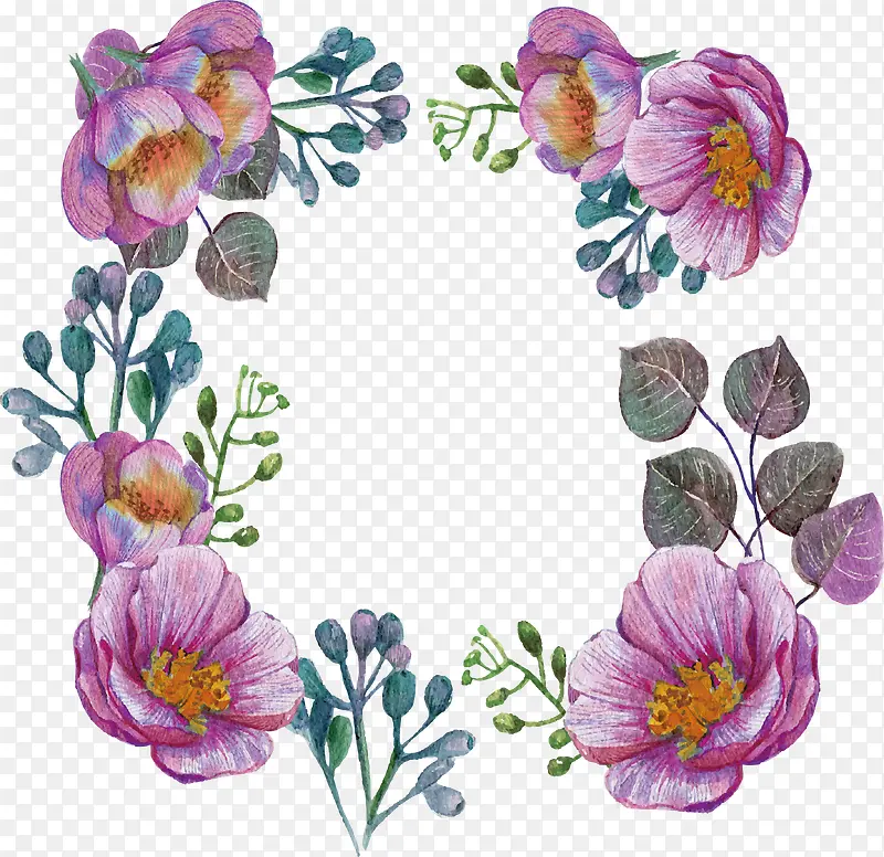 ��ɫˮ�ʻ���߿�-������