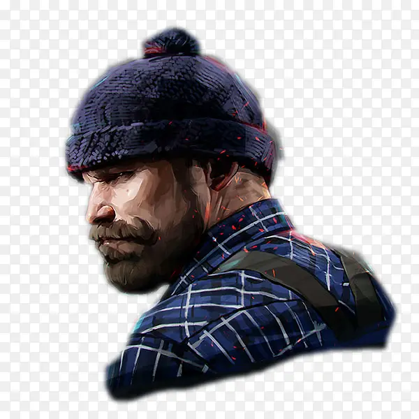 ��ñ�ӵ�����ͷ��廭-������