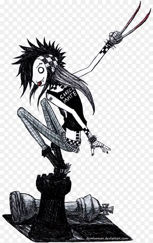 ���ô󵶲廭����-������