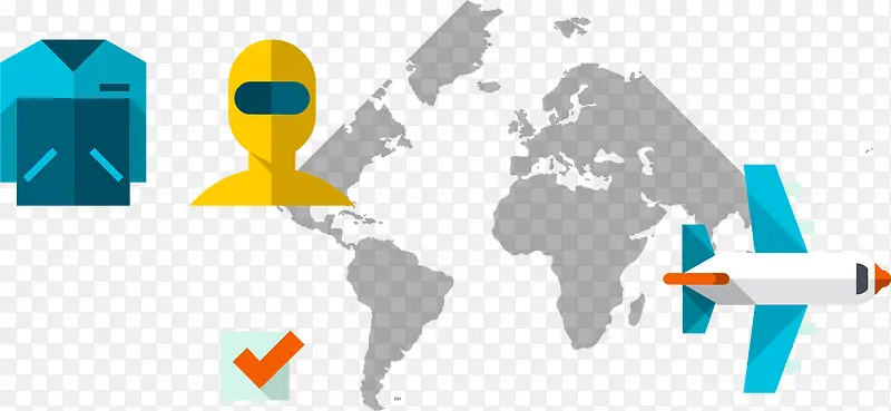 �����˷ɴ�ͷ��pngʸ���ز�-������