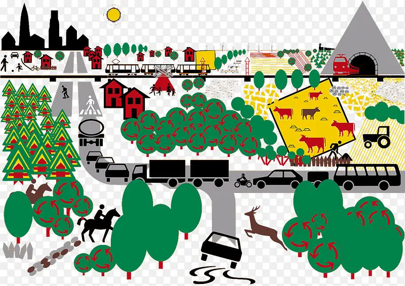 �ֻ�ũ���ַ羰�廭-������