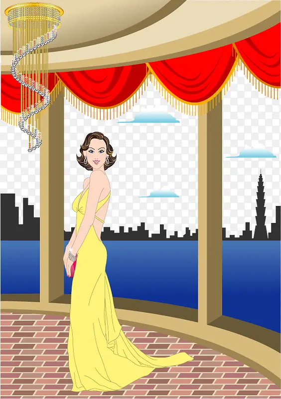 �ֻ洰�ߵ���Ůʸ��ͼ-������