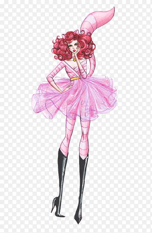 �ֻ�Ůװ��Ʋ廭��-������