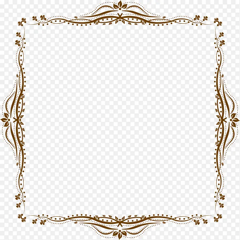 ���⻨�Ʊ߿�PNGʸ��Ԫ��-������