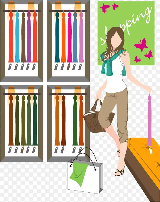 ʱ��Ů�Բ廭ʸ��ͼ-������