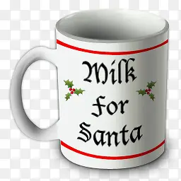 milk for santa mug icon-������