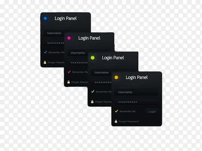 ��ɫ��¼����PSD�ز�-������