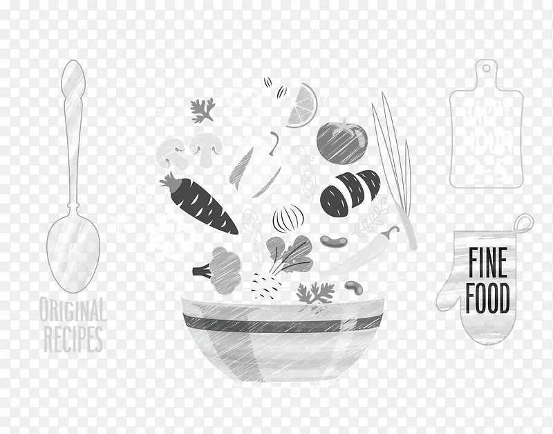 ��ʳ�ڰײ廭-������