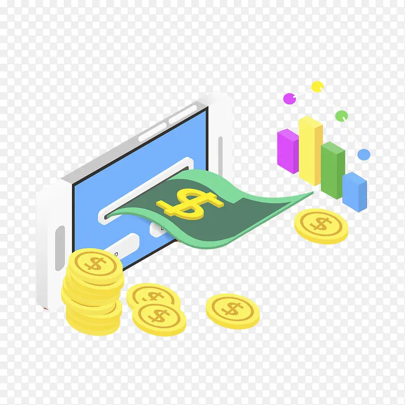 �ֻ��ϵĳ�Ǯ��PNG-������