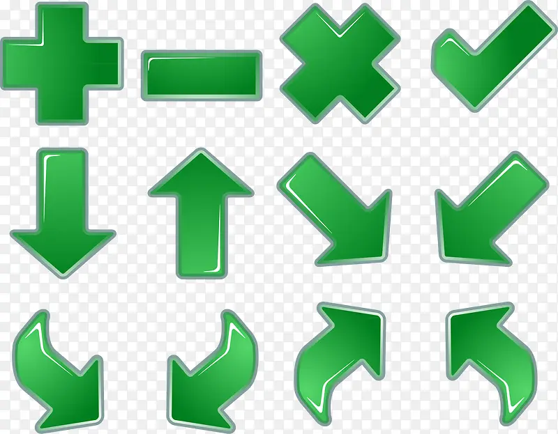 ��ɫ��ͷ�����ز�PNGʸ��Ԫ��-������