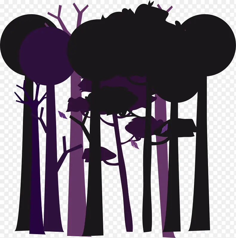 �ֻ�ҹ��ɭ�ֲ廭װ��ͼ��-������