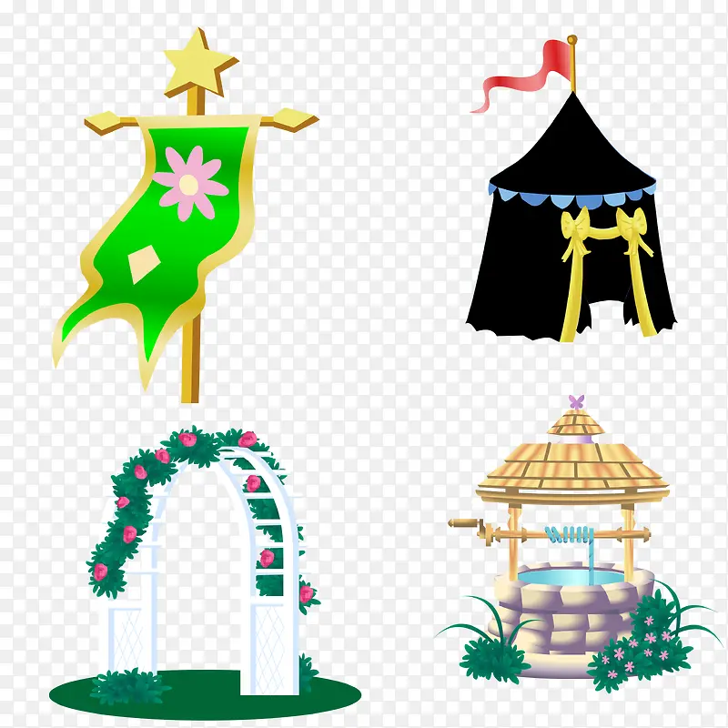 ��ͨ�ֻ湫԰����Ԫ��ʸ��ͼ-������