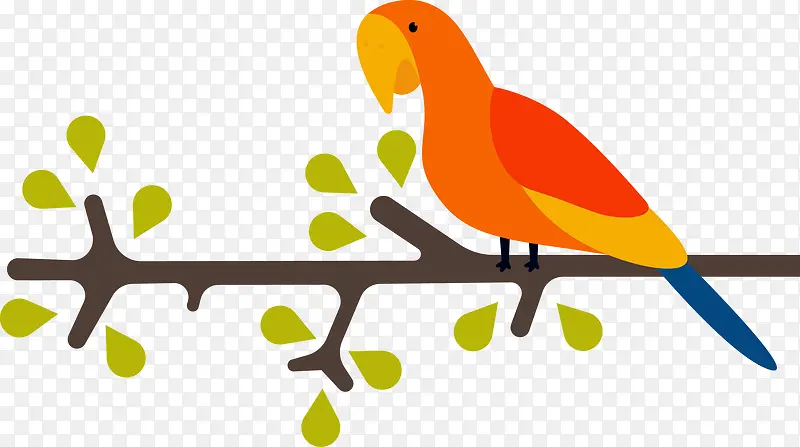 վ����֦�ϵ�С��-������