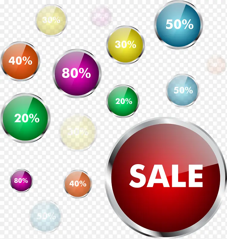 ��ɫԲ�ΰ�ť���۱�ǩ-������