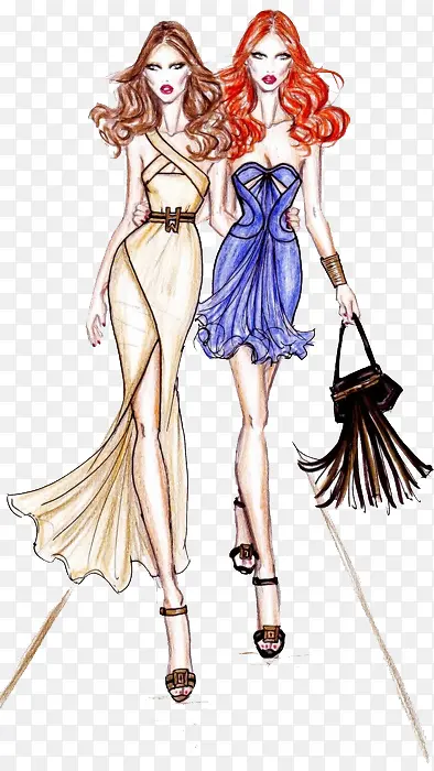 ��Լʱ��Ůװ�廭���-������