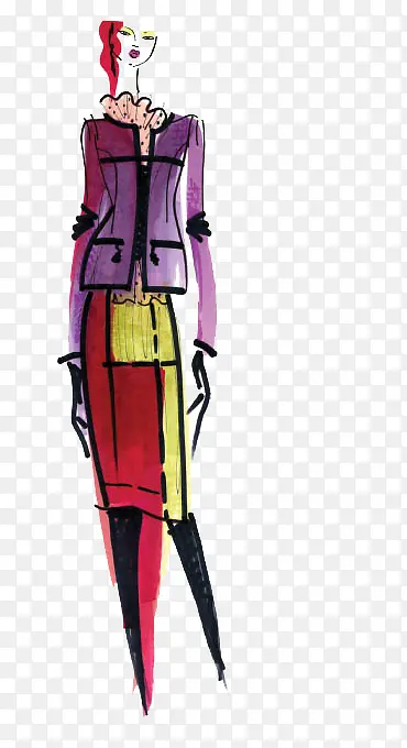 ��Լʱ��Ůװ�廭���-������