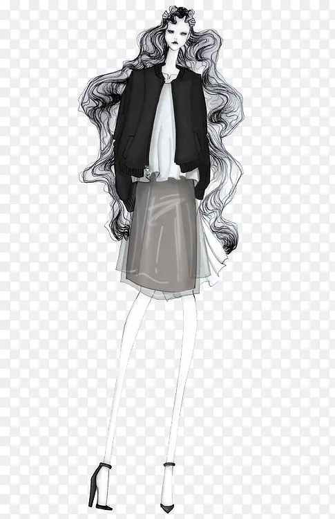 ��Լ����Ůװ��Ʋ廭-������