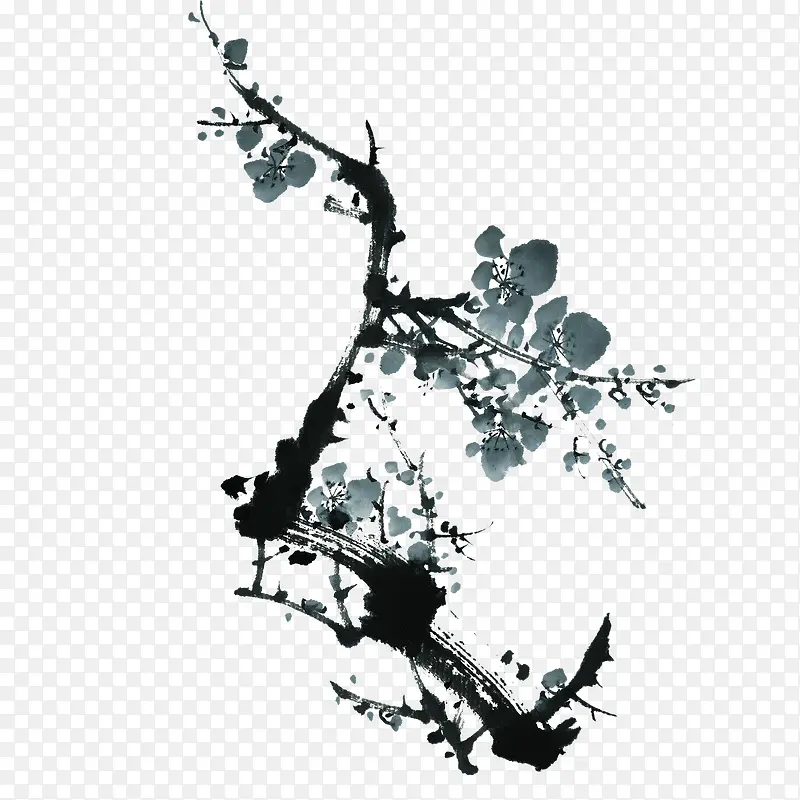 ���ŷ�ˮī����֦-������