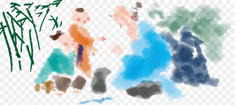 ˮī�廭-������