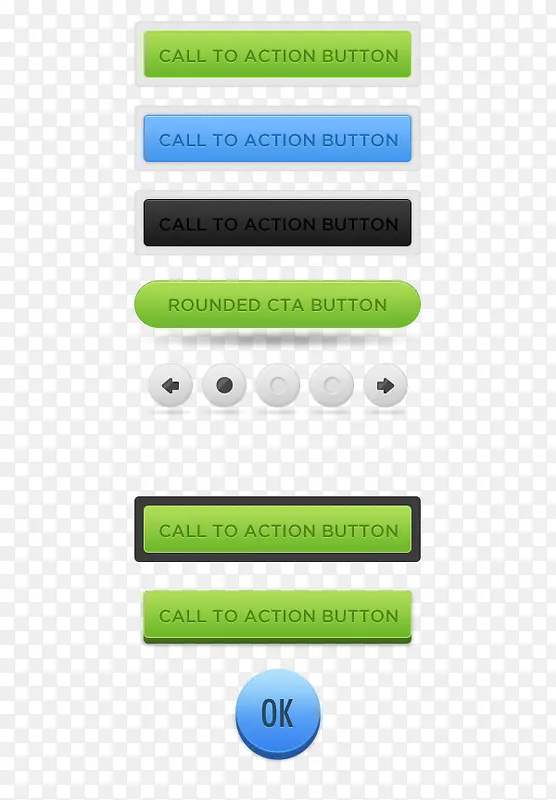 ���泤����ťPSD�ز�-������