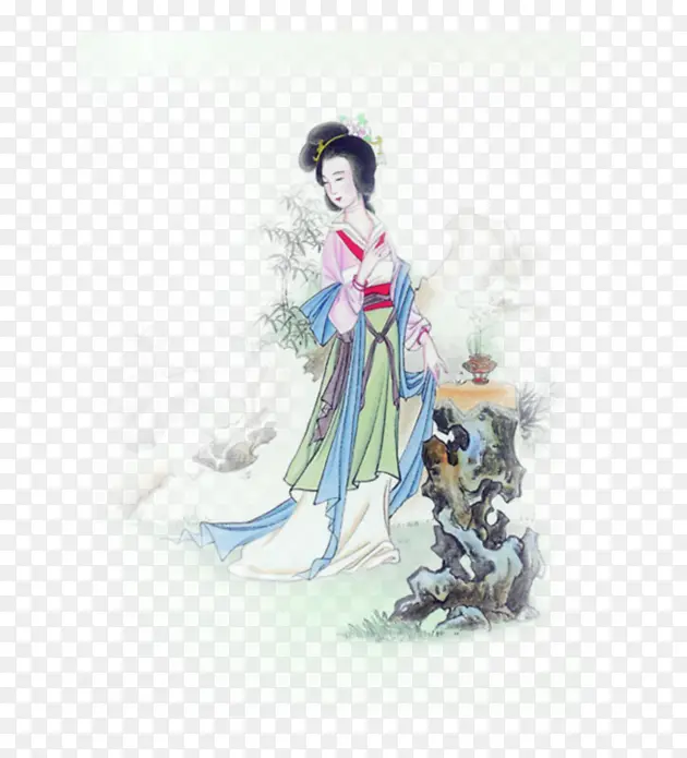 �Ŵ���Ů�廭-������