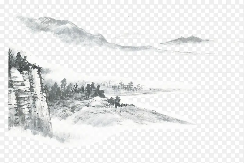 ˮī��Զɽ���Ʋ廭-������