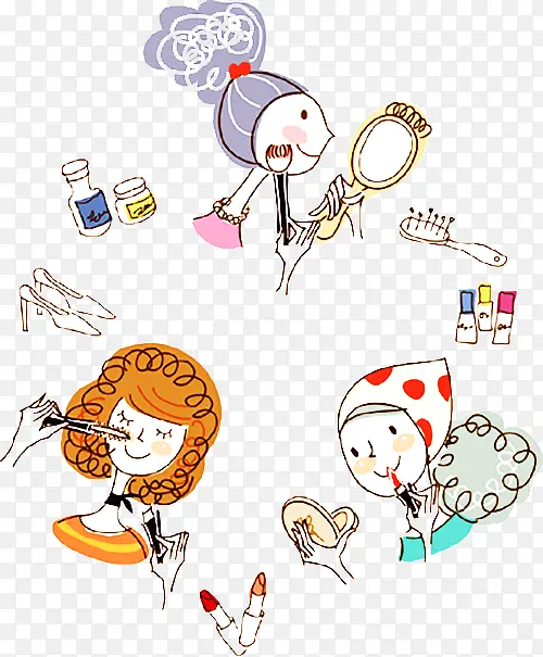 �ֻ�Ů���ڻ�ױ-������