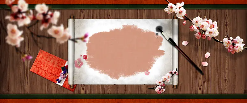 �й���ˮī����֦����banner-������