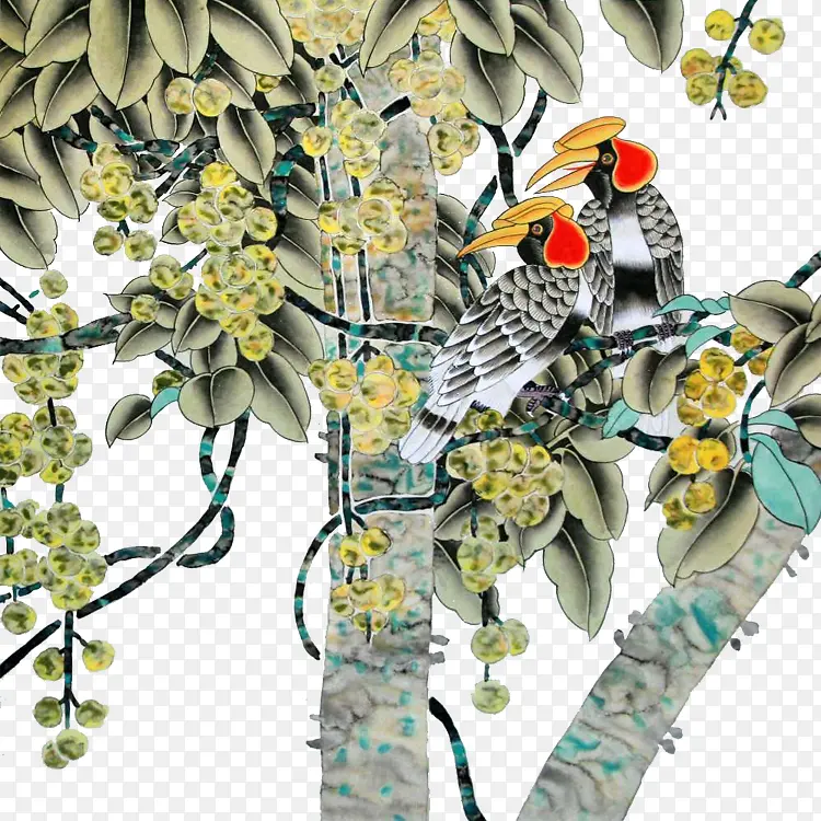 ˮī��������֦С��-������