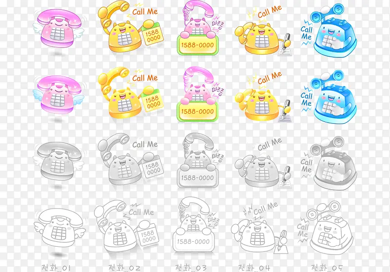 �ֻ�ɰ��绰ͼ��ʸ��-������