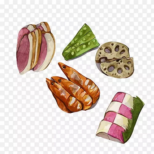 ʳƷˮ�ʻ��滭���ϲ�ͼ.�������ˮ�ʻ�����-������