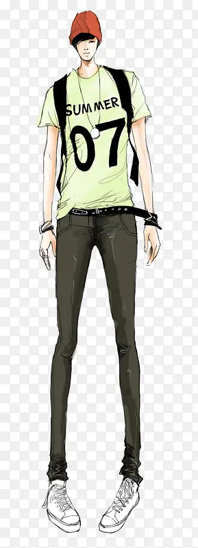 ˧�������ഺ�к��ֻ�廭-������