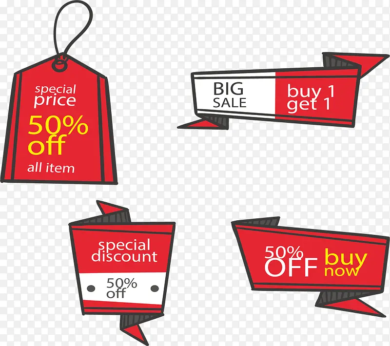 ���к�ɫ������ǩ-������