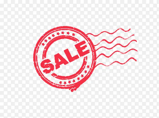 ��ɫSALEԲ���ǩӡ��-������