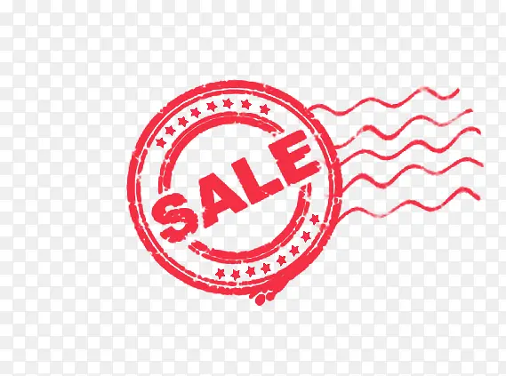 ��ɫSALEԲ���ǩӡ��-������