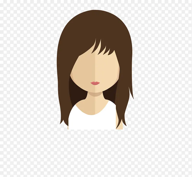 ��ɫ��ͨ������ﳤ��Ů��ͷ����-������